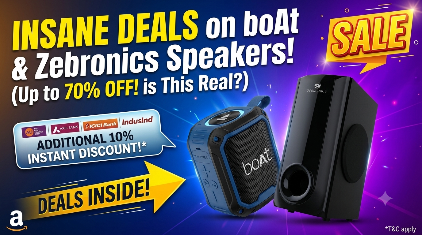 70% Off Best boAt & Zebronics